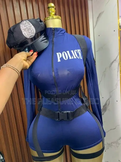 Sexy Police Role Play Costume for Ladies
