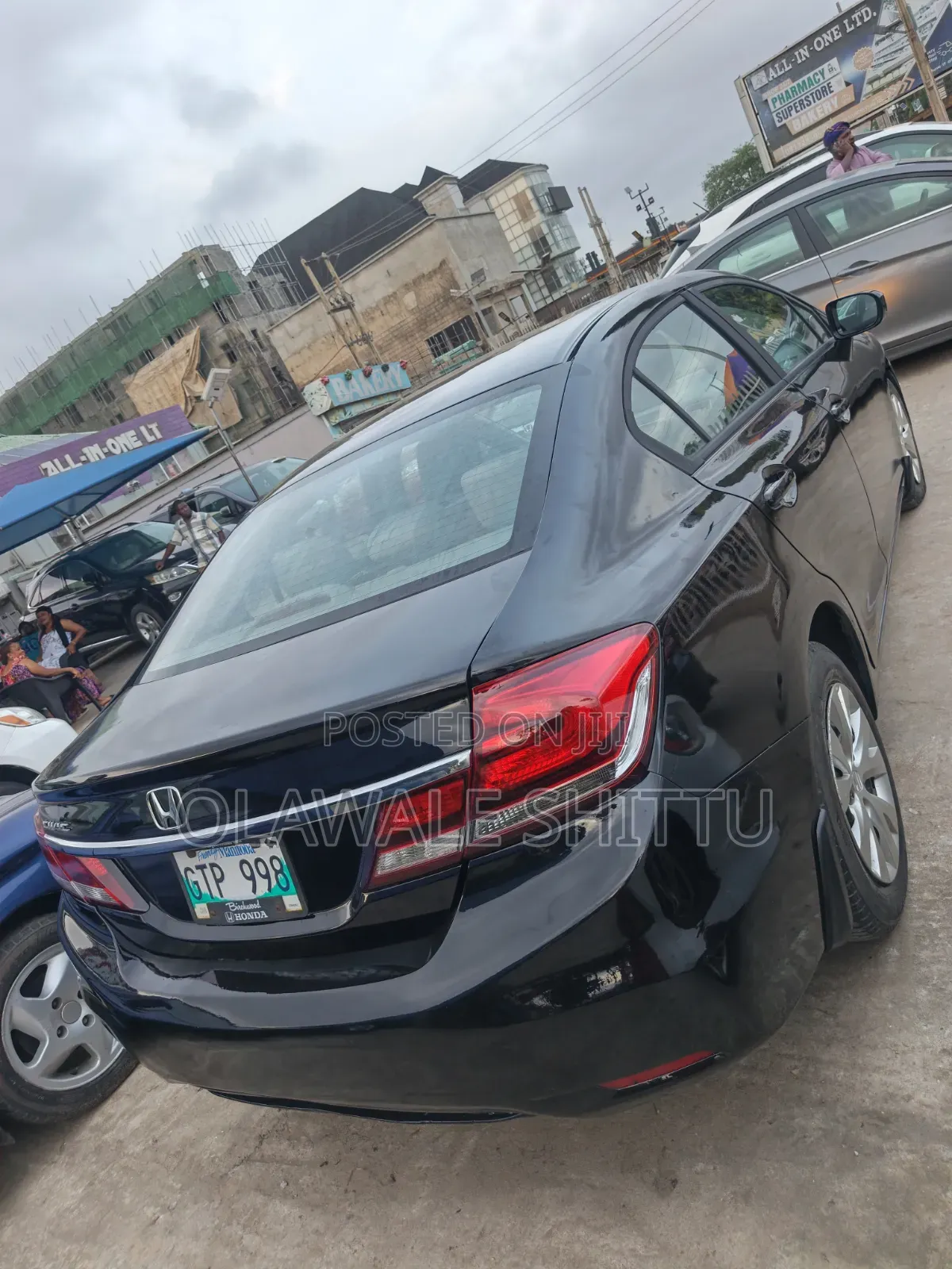 Honda Civic EX-L 4dr Sedan (1.8L 4cyl CVT) 2015 Black
