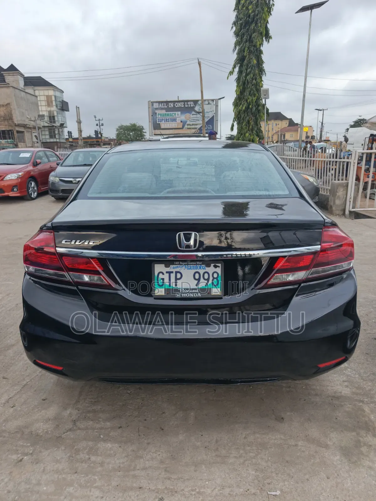 Honda Civic EX-L 4dr Sedan (1.8L 4cyl CVT) 2015 Black