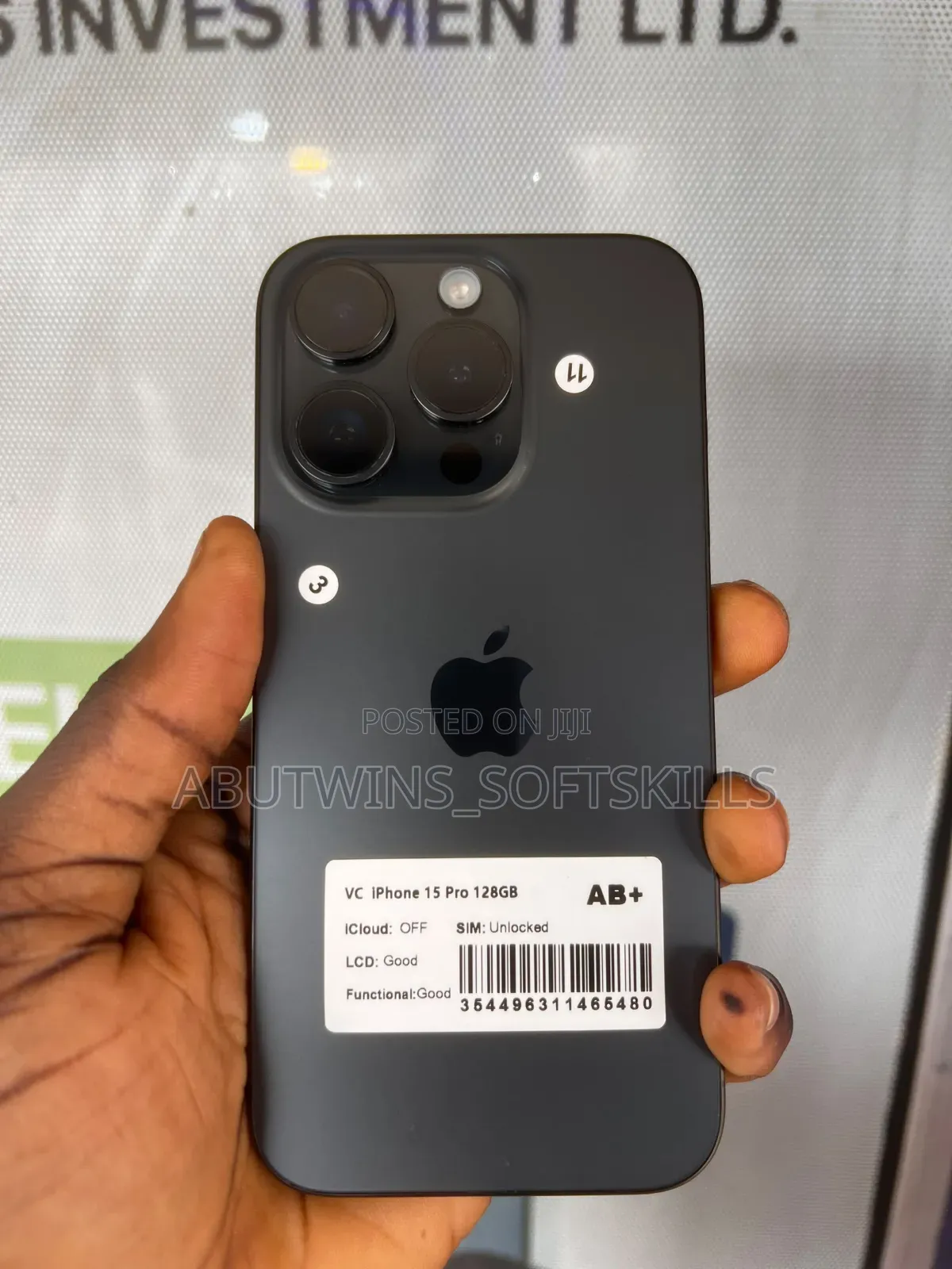 Apple iPhone 15 Pro 128 GB Black
