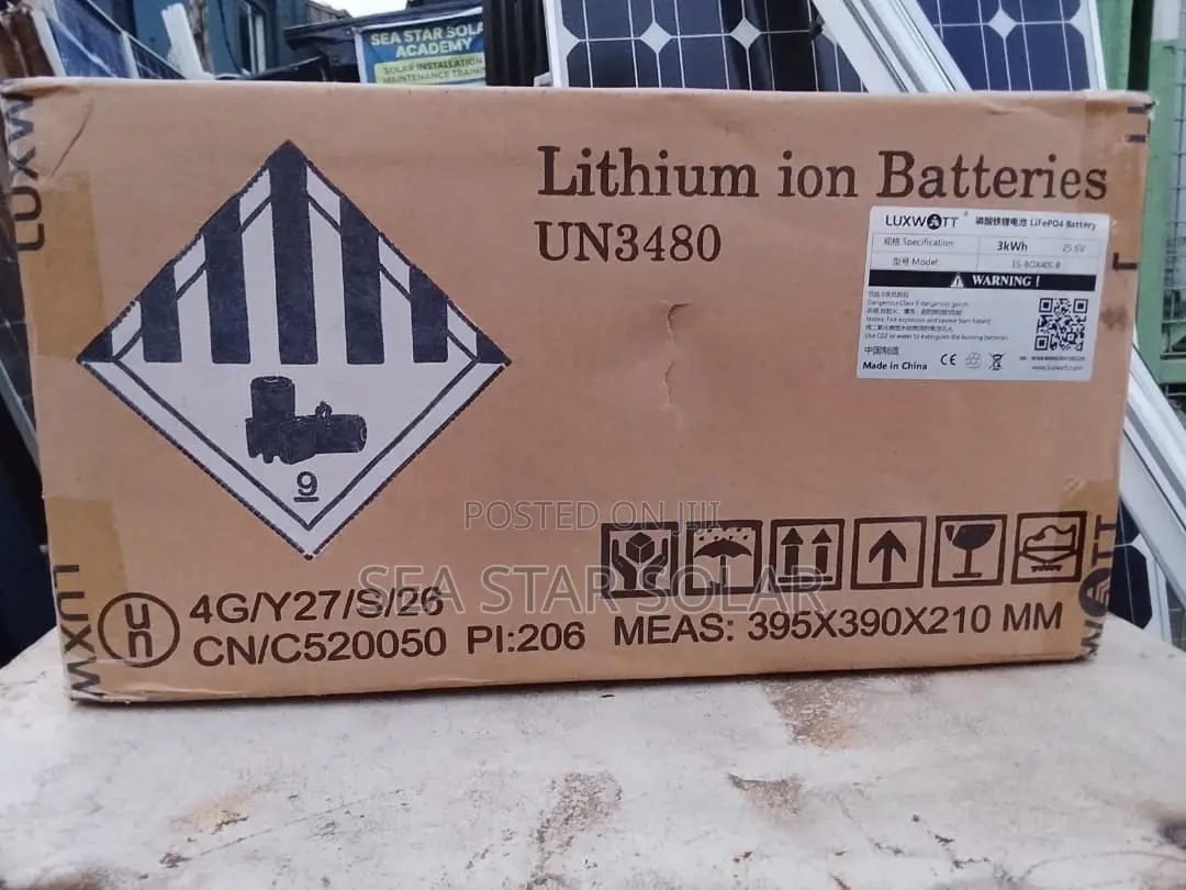 Luxwatt 3kwh 25.6v Lifepo4 Lithium Battery