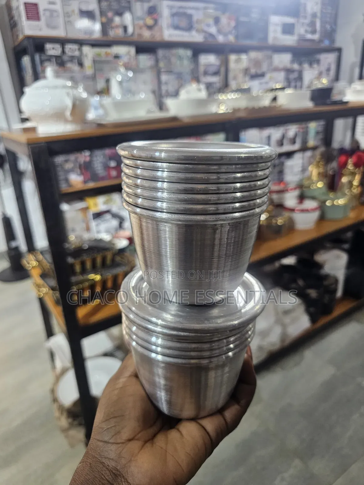 12 Piece Aluminium Moi Moi Steaming Cups/Plates With Lids