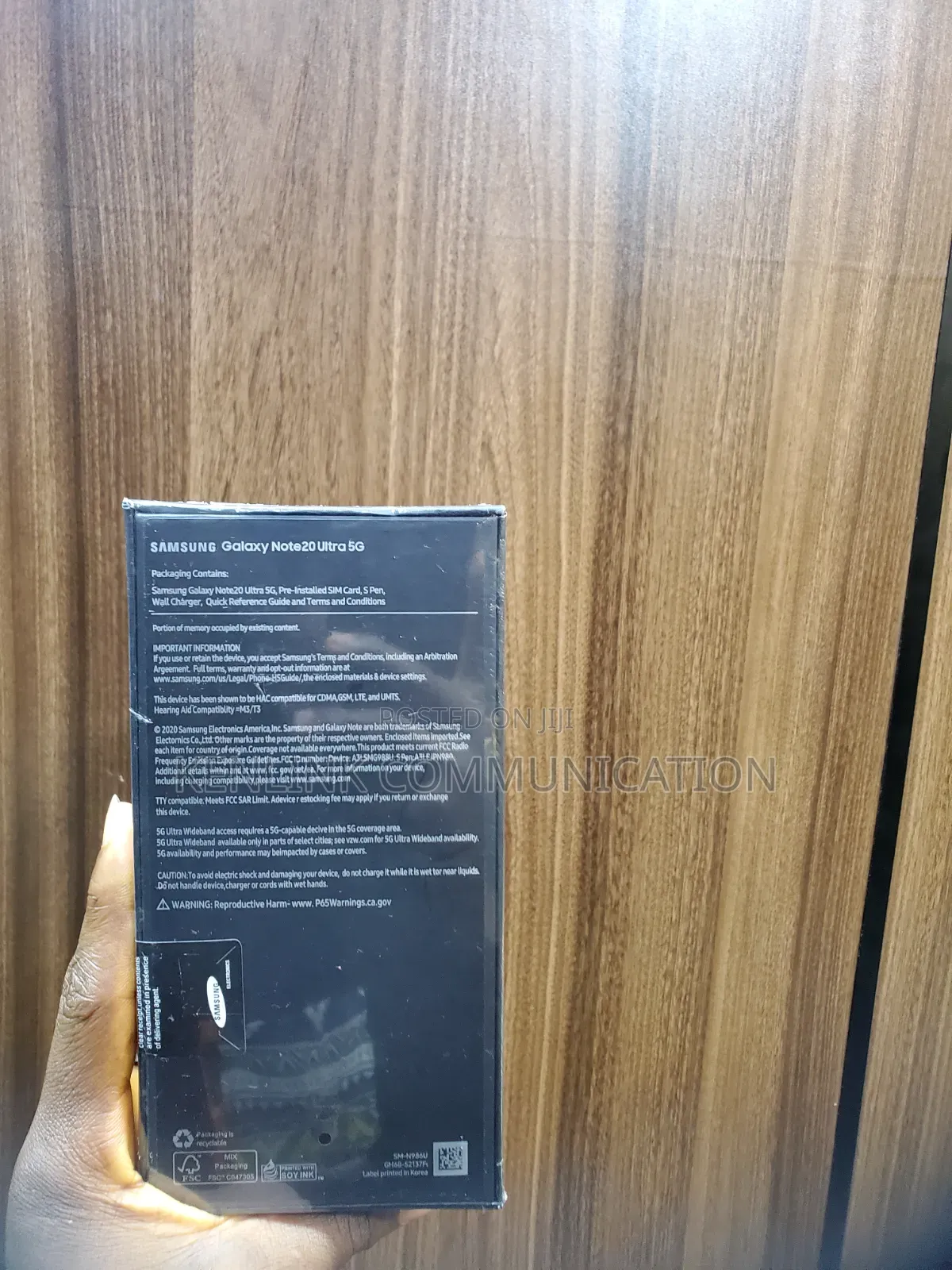 New Samsung Galaxy Note 20 Ultra 128 GB Black
