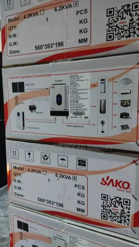 6kva 48v Sako Hybrid Inverter. Best Quality Product
