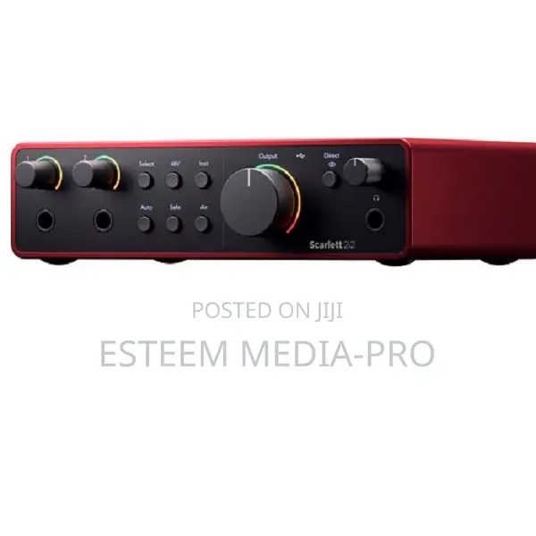 Focusrite Scarlett 2i2 USB-C Audio Interface (4th Generation)