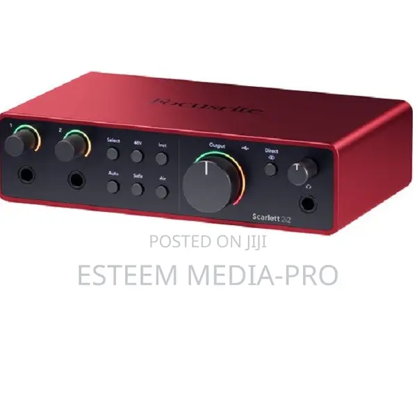 Focusrite Scarlett 2i2 USB-C Audio Interface (4th Generation)
