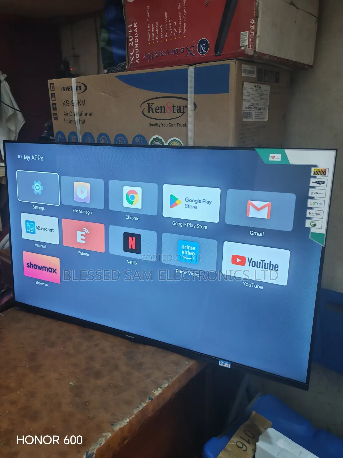 2026 New Hisense Smart TV 50"'inch Android Frameless (Bluetooth) 2 Yrs
