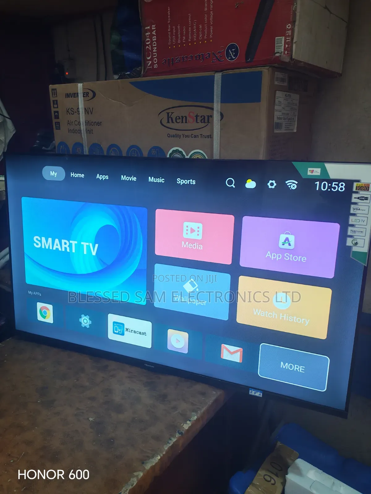 2026 New Hisense Smart TV 50"'inch Android Frameless (Bluetooth) 2 Yrs