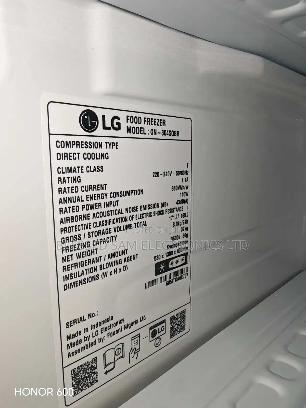 LG Inverter Freezer for Ice Block Maker ( 6 Steps ) 2 Years Warranty