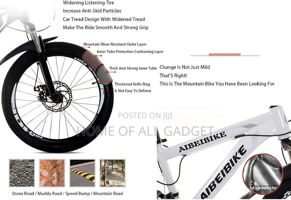 Bike, 20-22 Inch Mountain Bicycle,