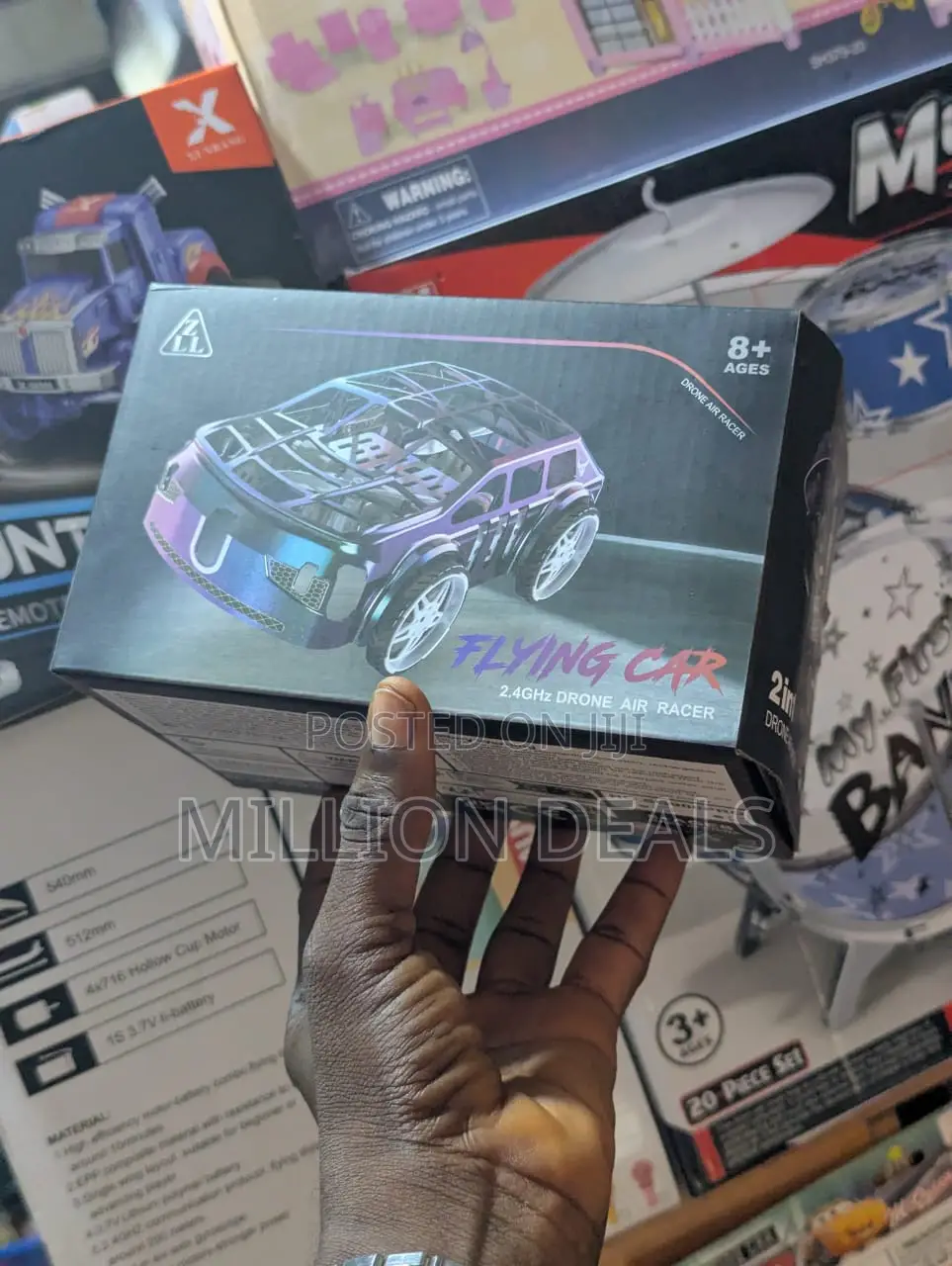 2 in 1 Drone Air Racer Flying Car R/C Ages 8+