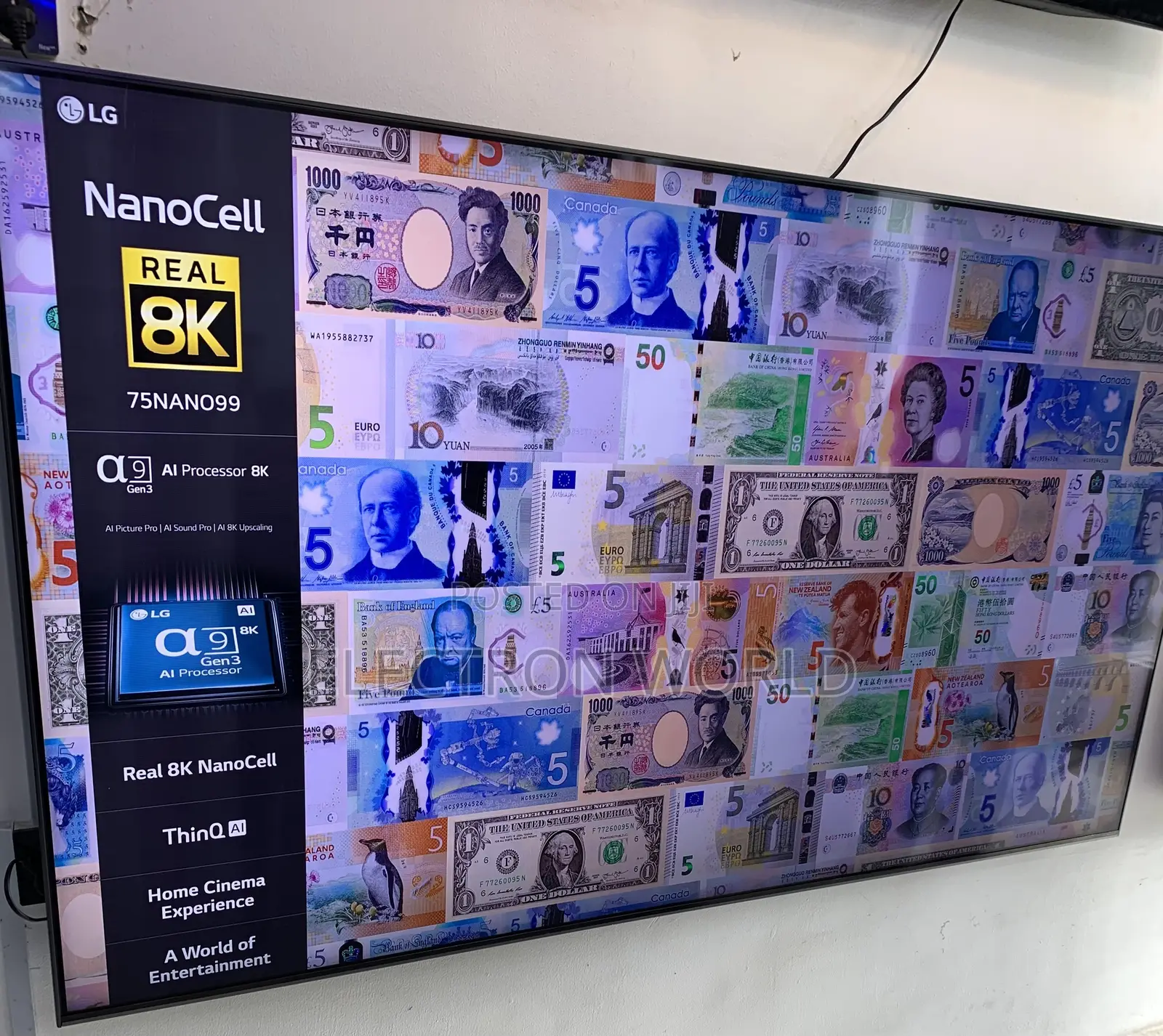 LG 75nano99 75inch SMART UHD HDR Led TV With Ai Thinq
