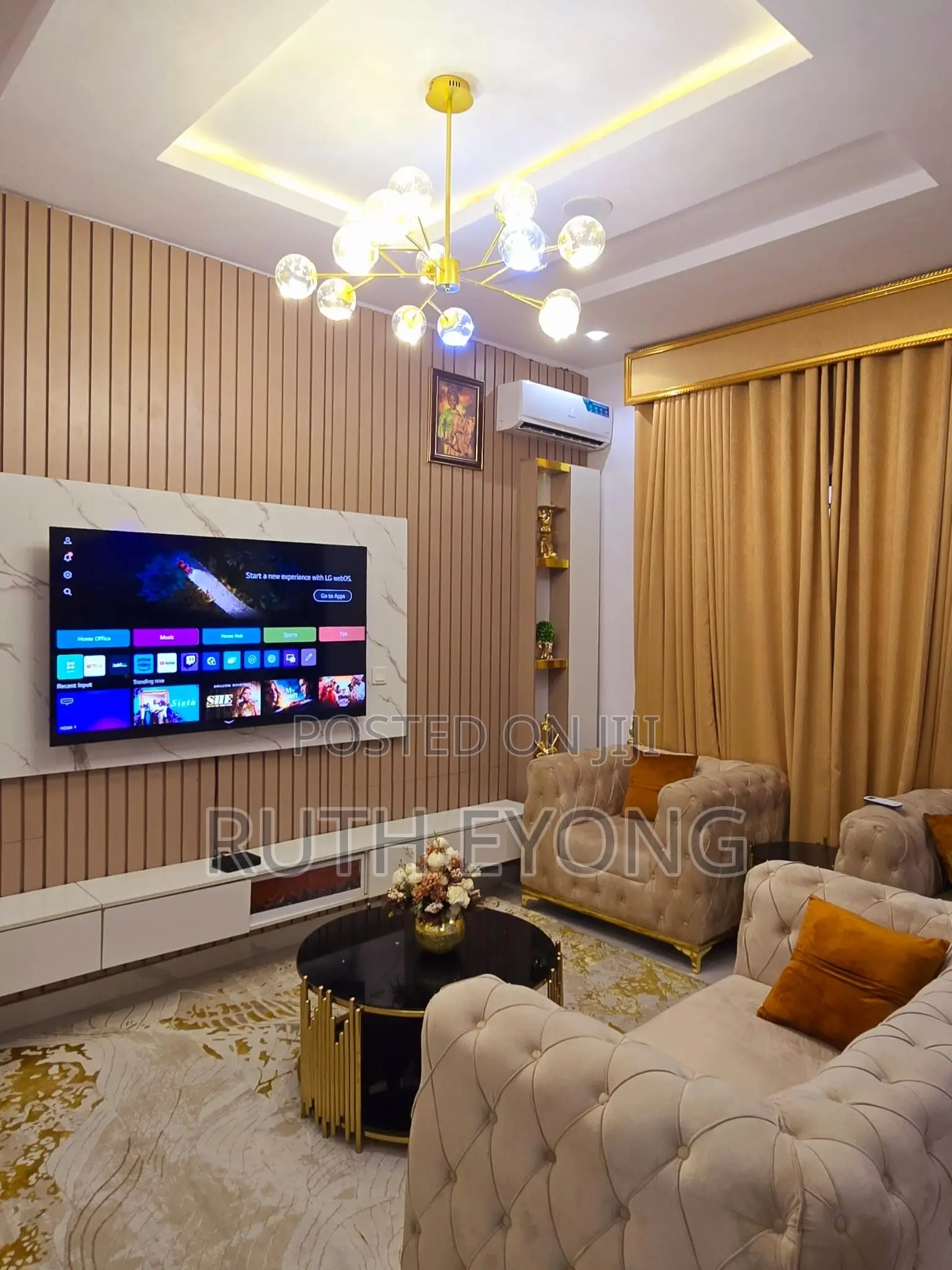 Furnished 3bdrm House in Ikota Gra, Lagos for rent