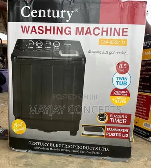 Century 8.5KG Twin Tub Washing Machine With Spin Dryer Timer