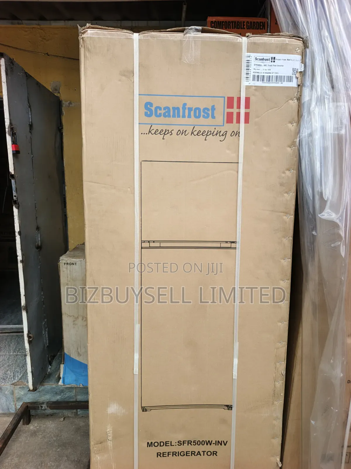 500L Double Doors Scanfrost Inverter Refrigerator