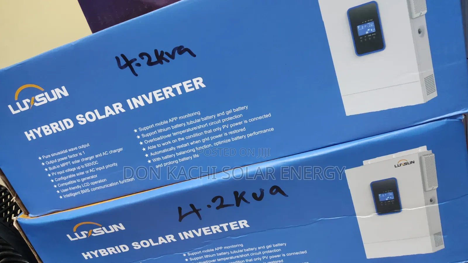 4.2kva 24v Lunsun Hybrid Solar Inverter. At Affordable Prices.