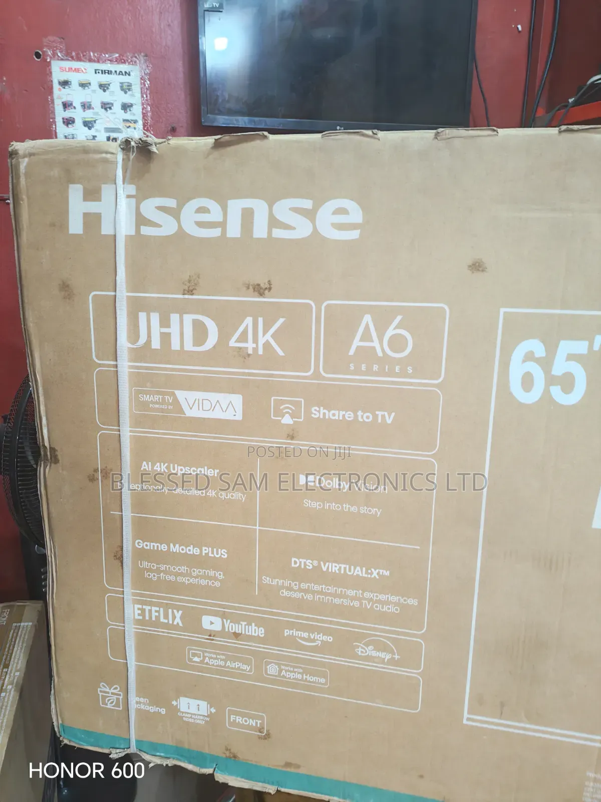 New Hisense 65" Inch Ai UHD Smart TV Frameless > ( Youtube , Netflix