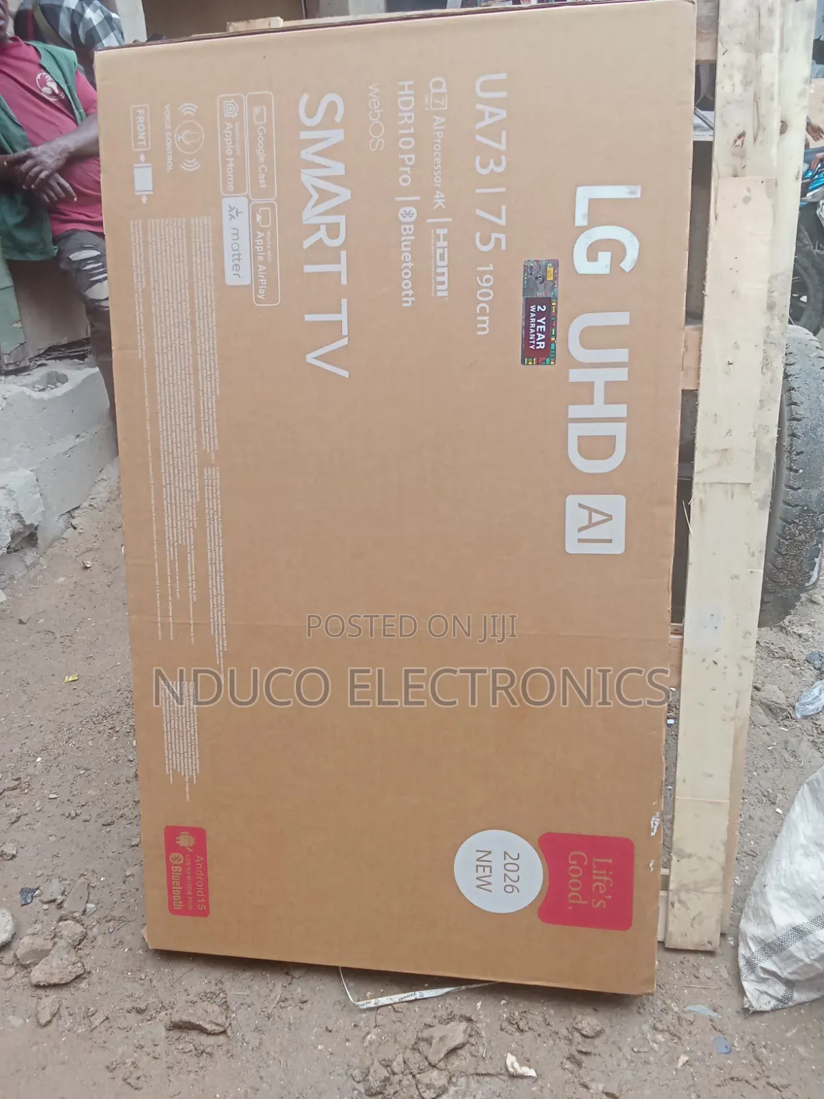 The LG 75inch Smart Television