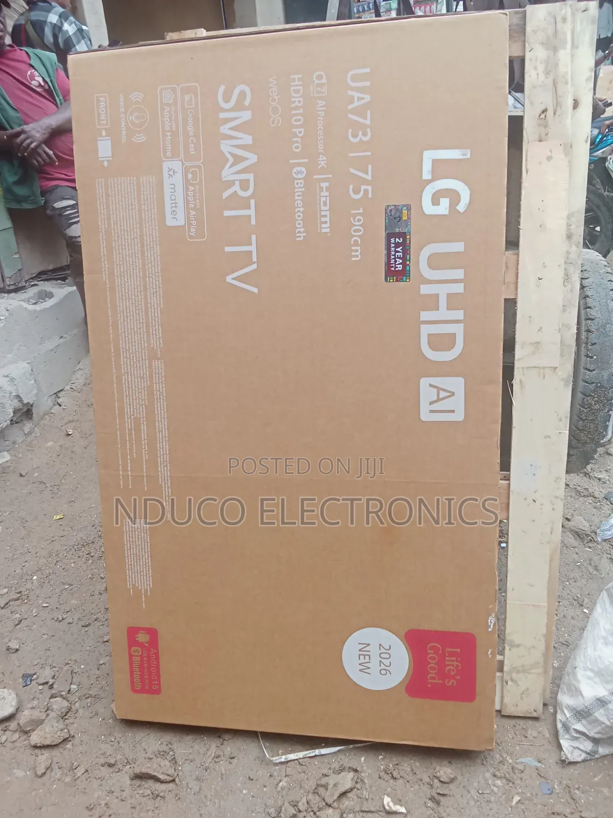 The LG 75inch Smart Television
