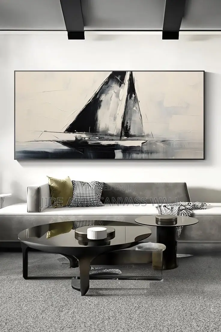 Abstract Wall Canvass Wooden Frames