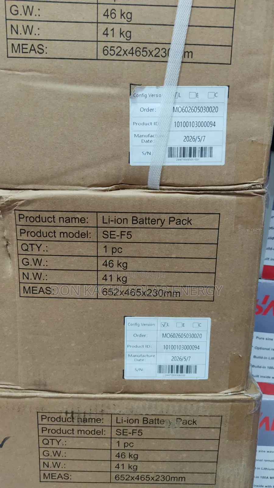 5kwh 48v Daye Lithium Ion Battery.