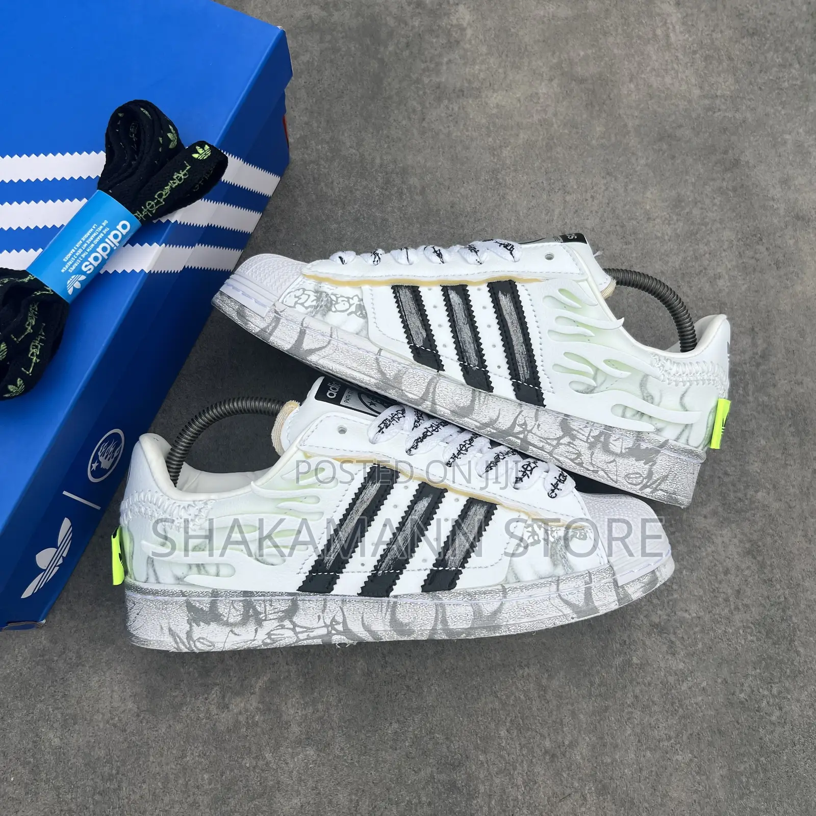 Original Adidas Hellstar Superstar White Flame Now in Store