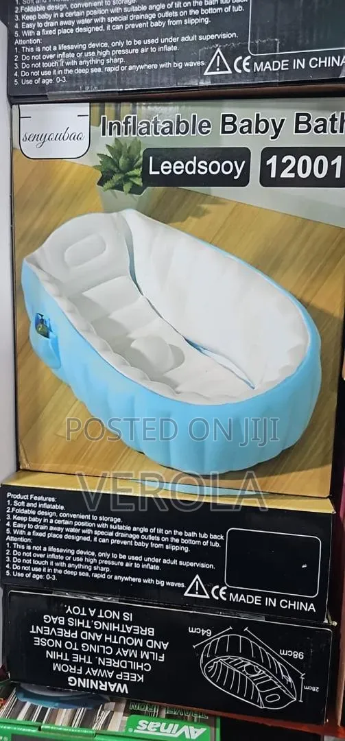 Inflatable Baby Bath Tub – Foldable Baby Bathtub