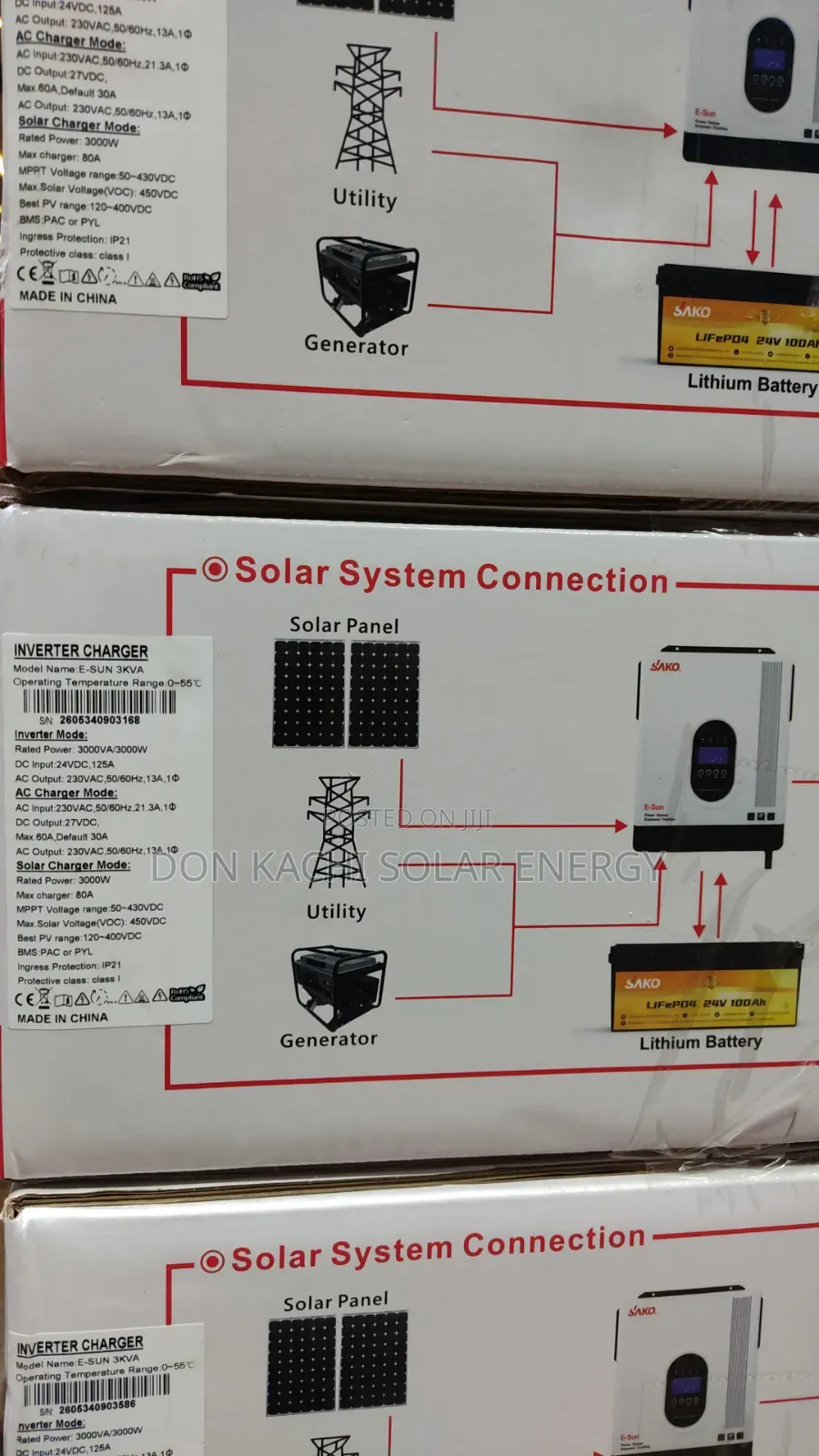 3kva 24v Sako Hybrid Solar Inverter. High Quality Product.