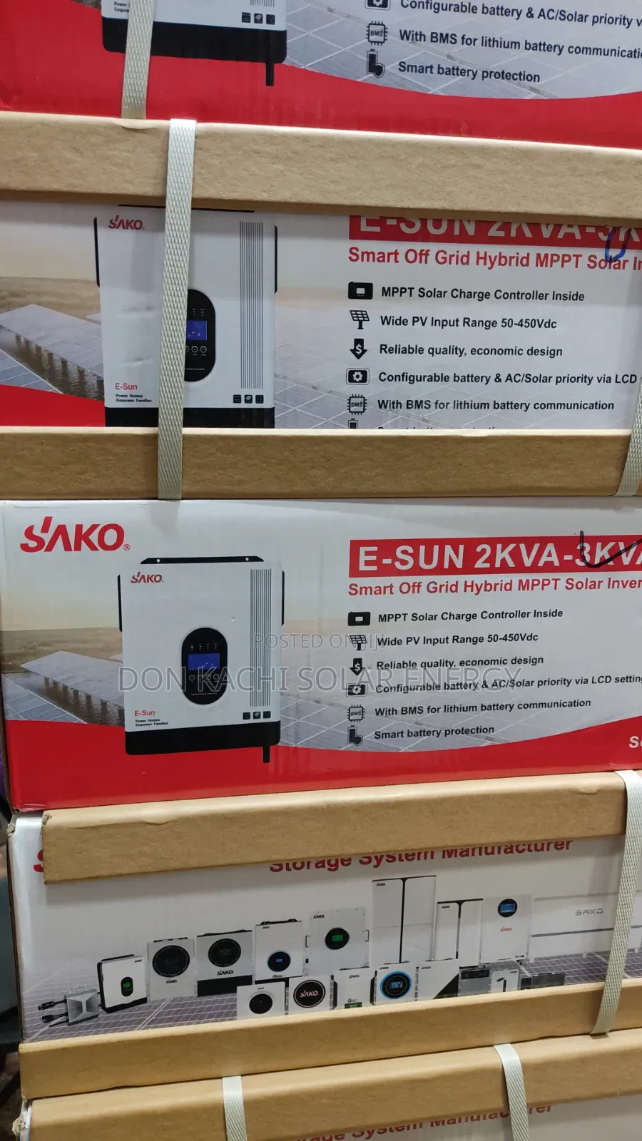 3kva 24v Sako Hybrid Solar Inverter. High Quality Product.