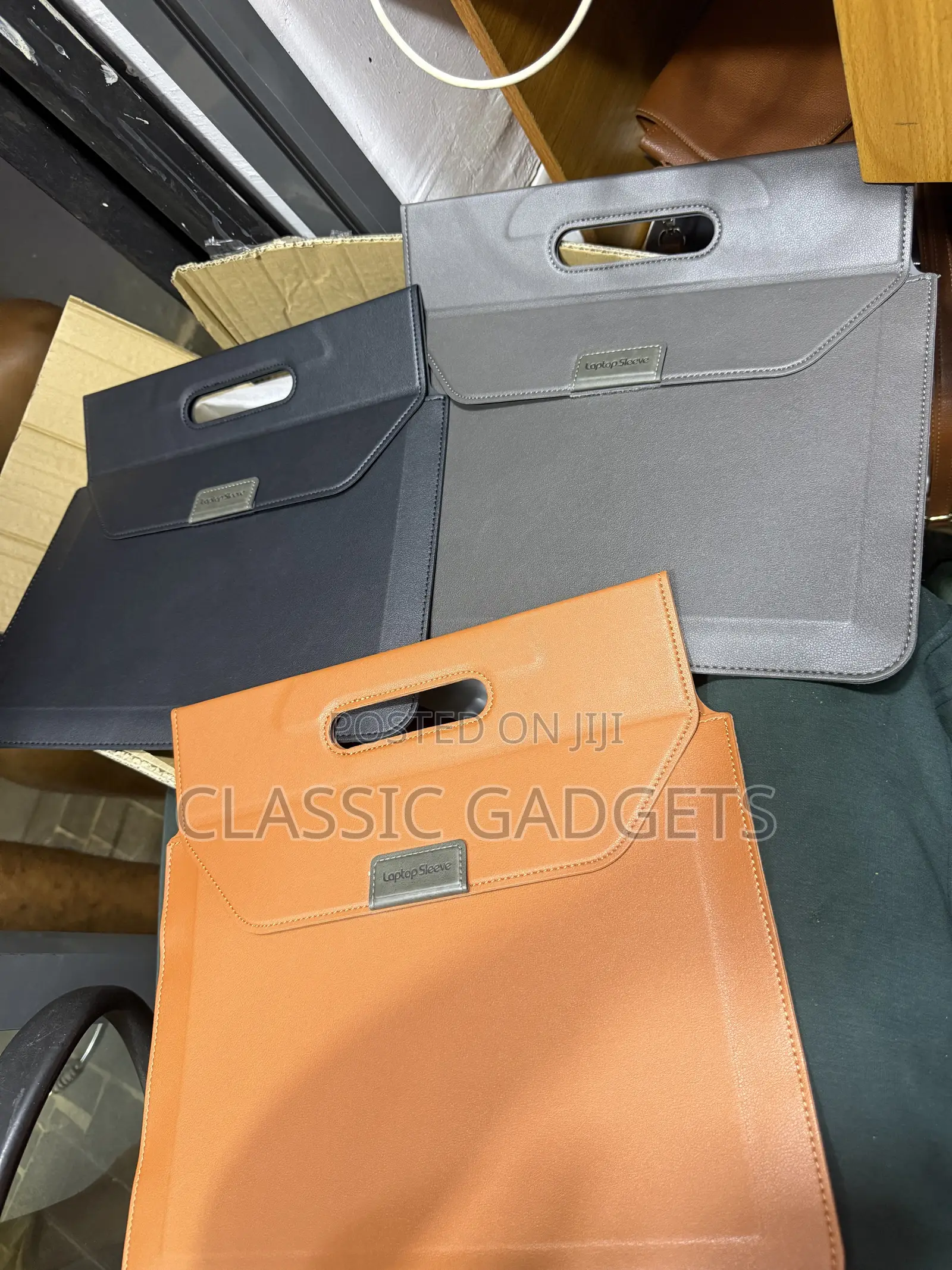 Pu Leather Laptop Sleeves With Stand for 14/13 Inches Laptop