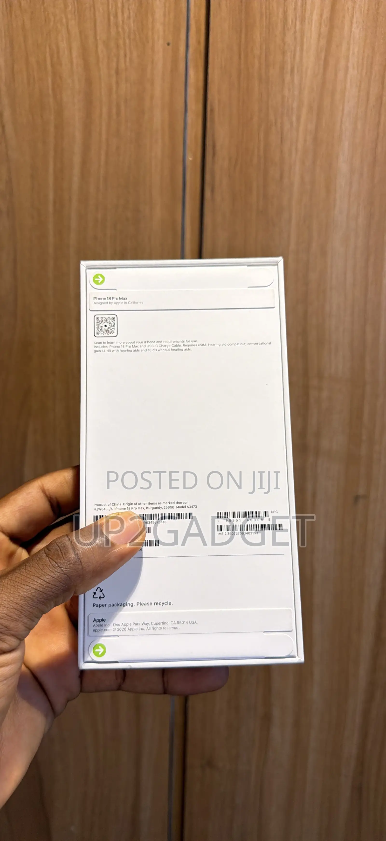 New Apple iPhone 18 Pro Max 256 GB