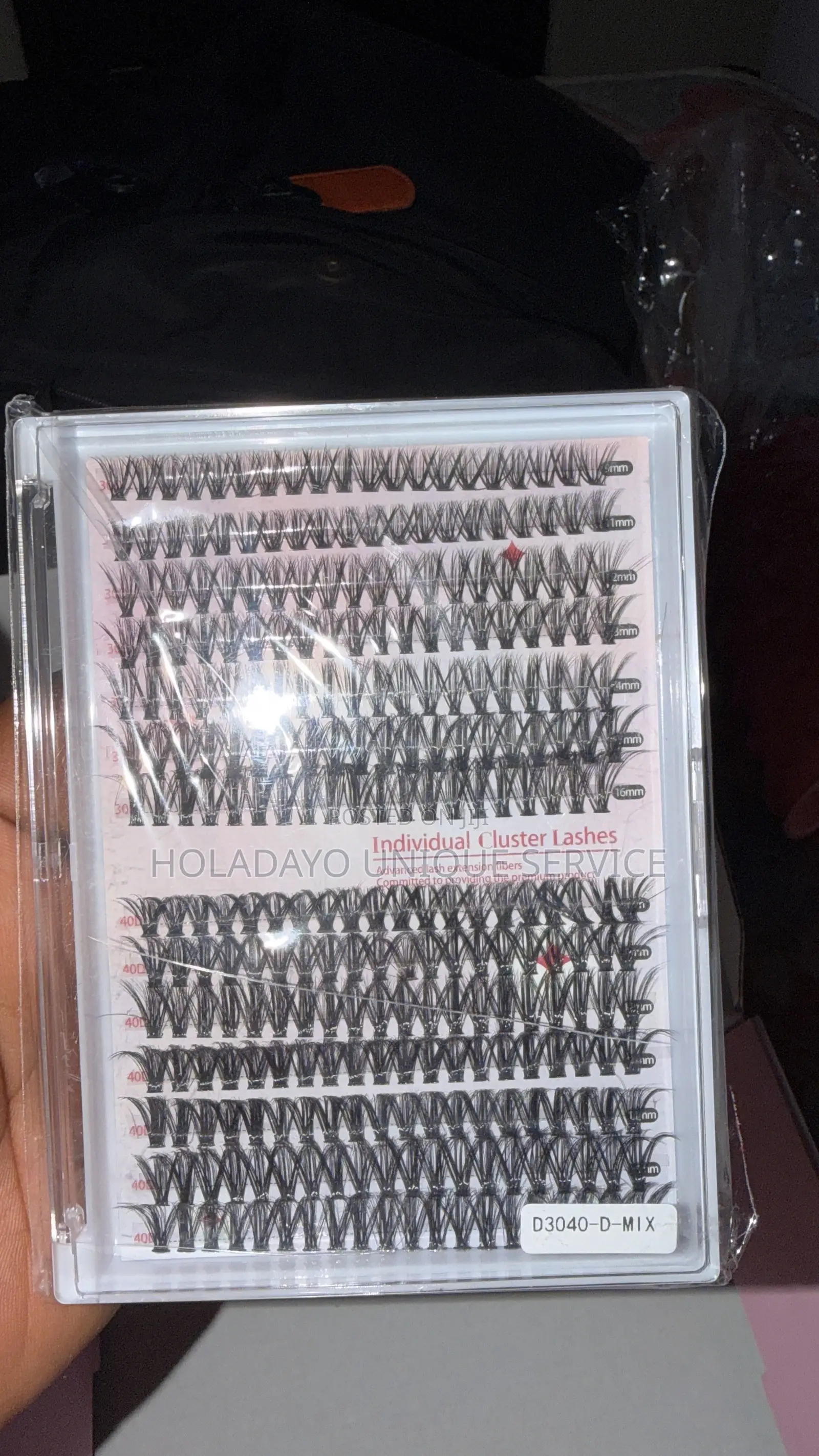 False Eyelashes Gift Set, D-Curl Lashes of Different Lengths