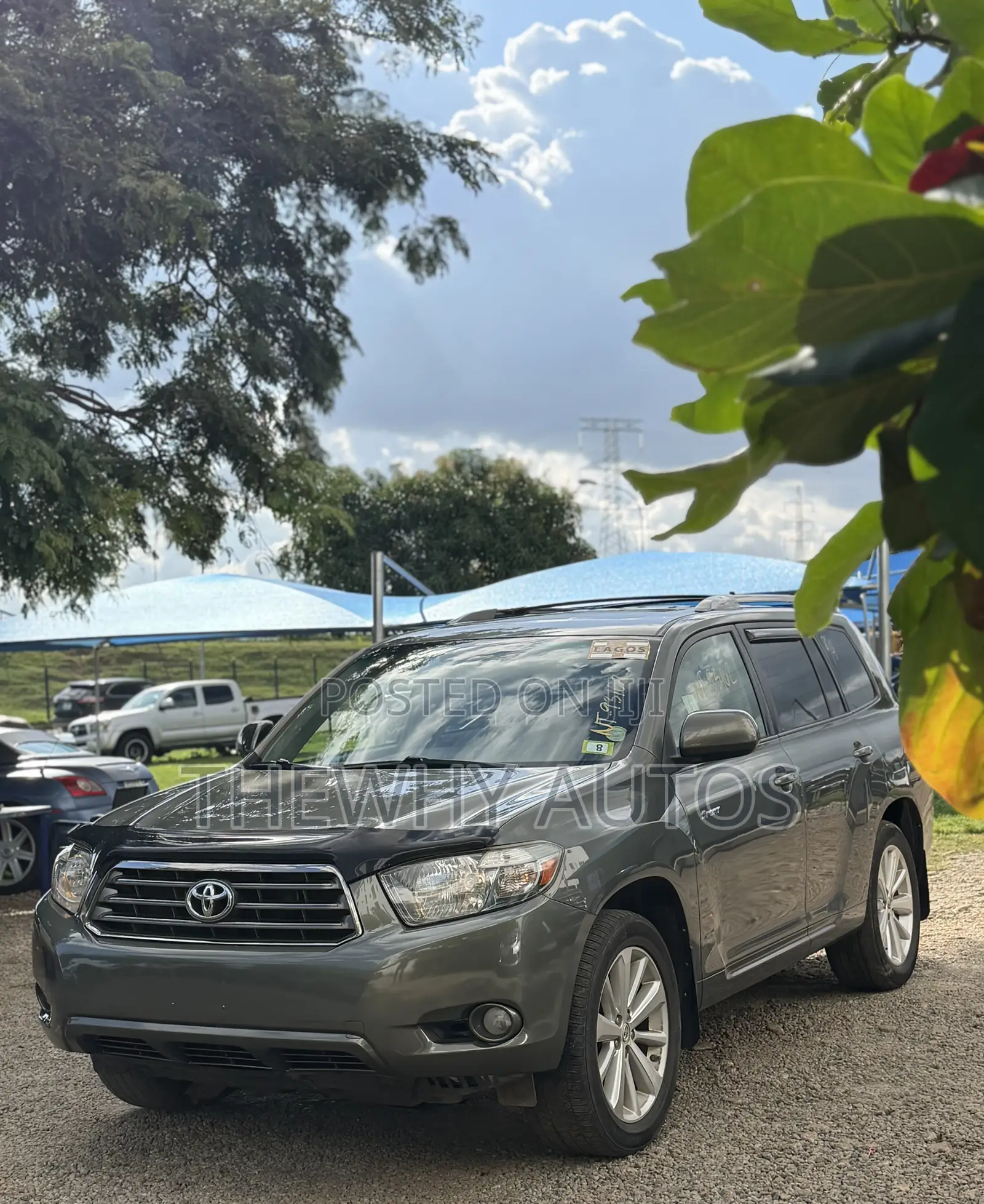 Toyota Highlander Sport 2008 Gray