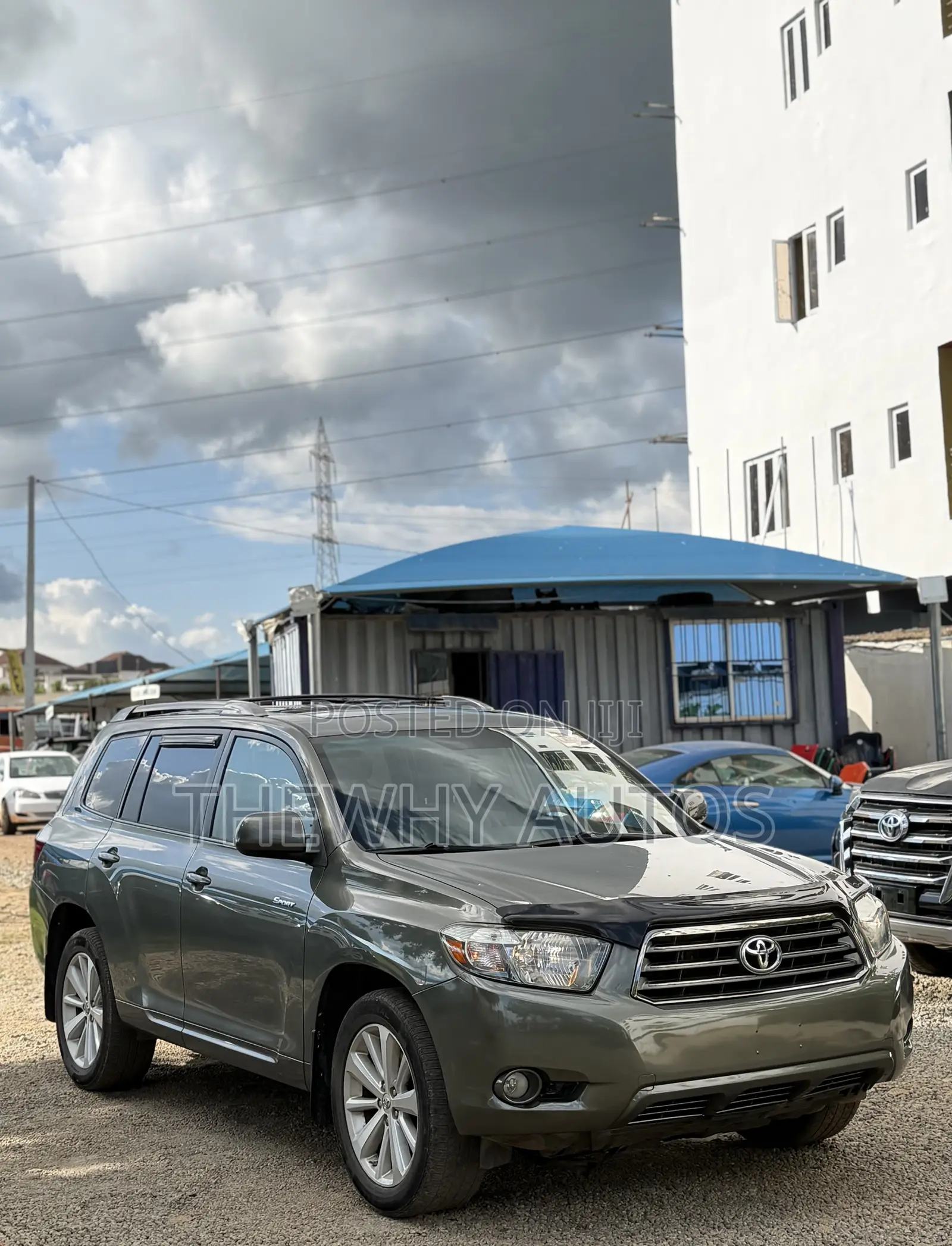 Toyota Highlander Sport 2008 Gray
