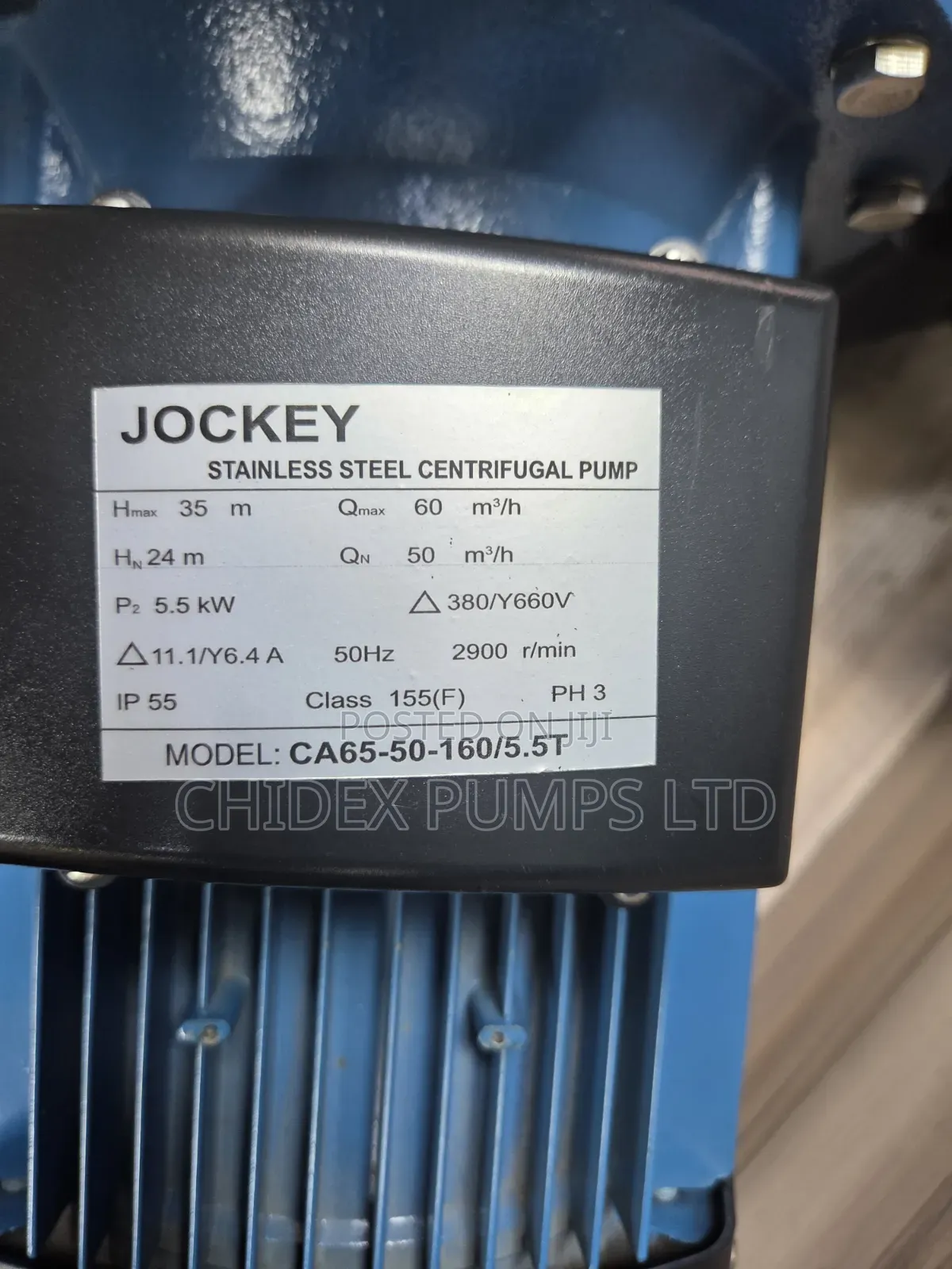 Jockey Stainless Steel Centrifugal Pump