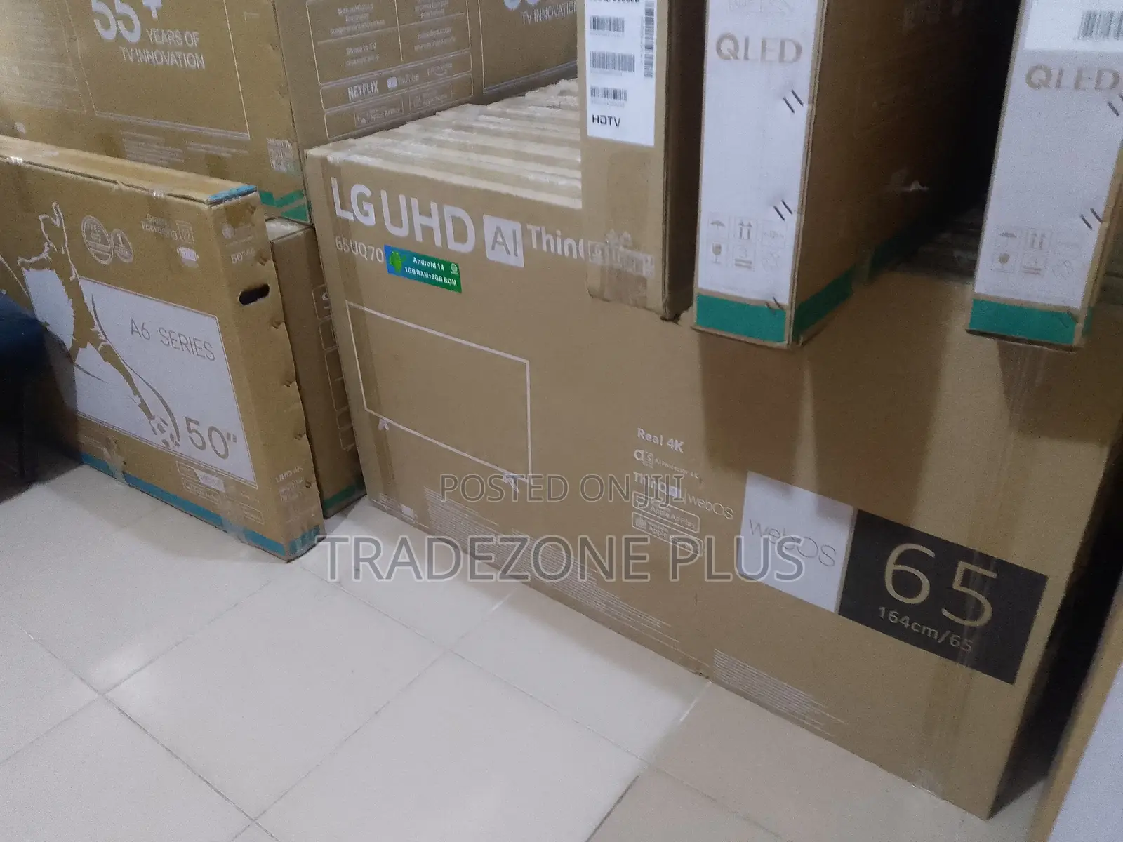 LG 65” Smart TV – Modern UHD Entertainment