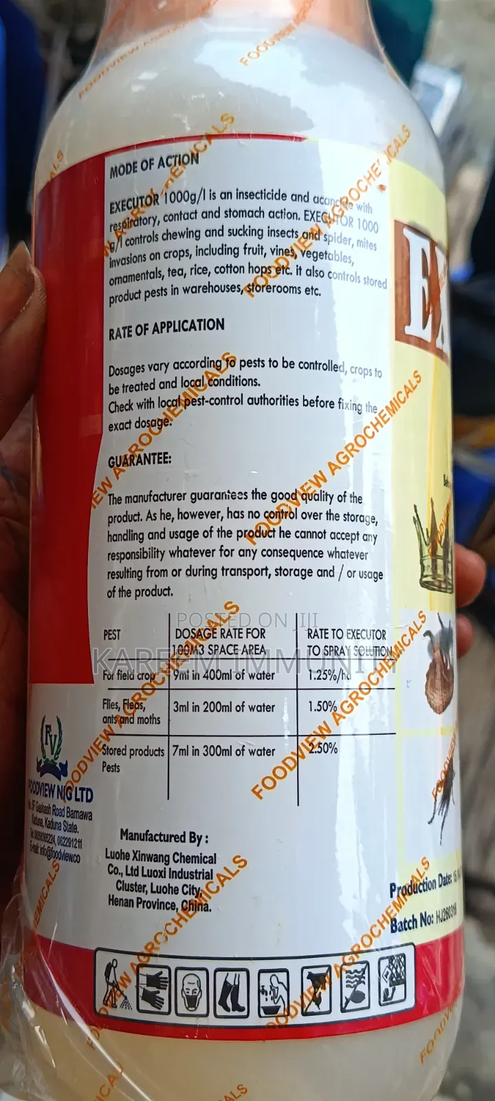 EXECUTOR INSECTICIDE for All Kinds of Parasite