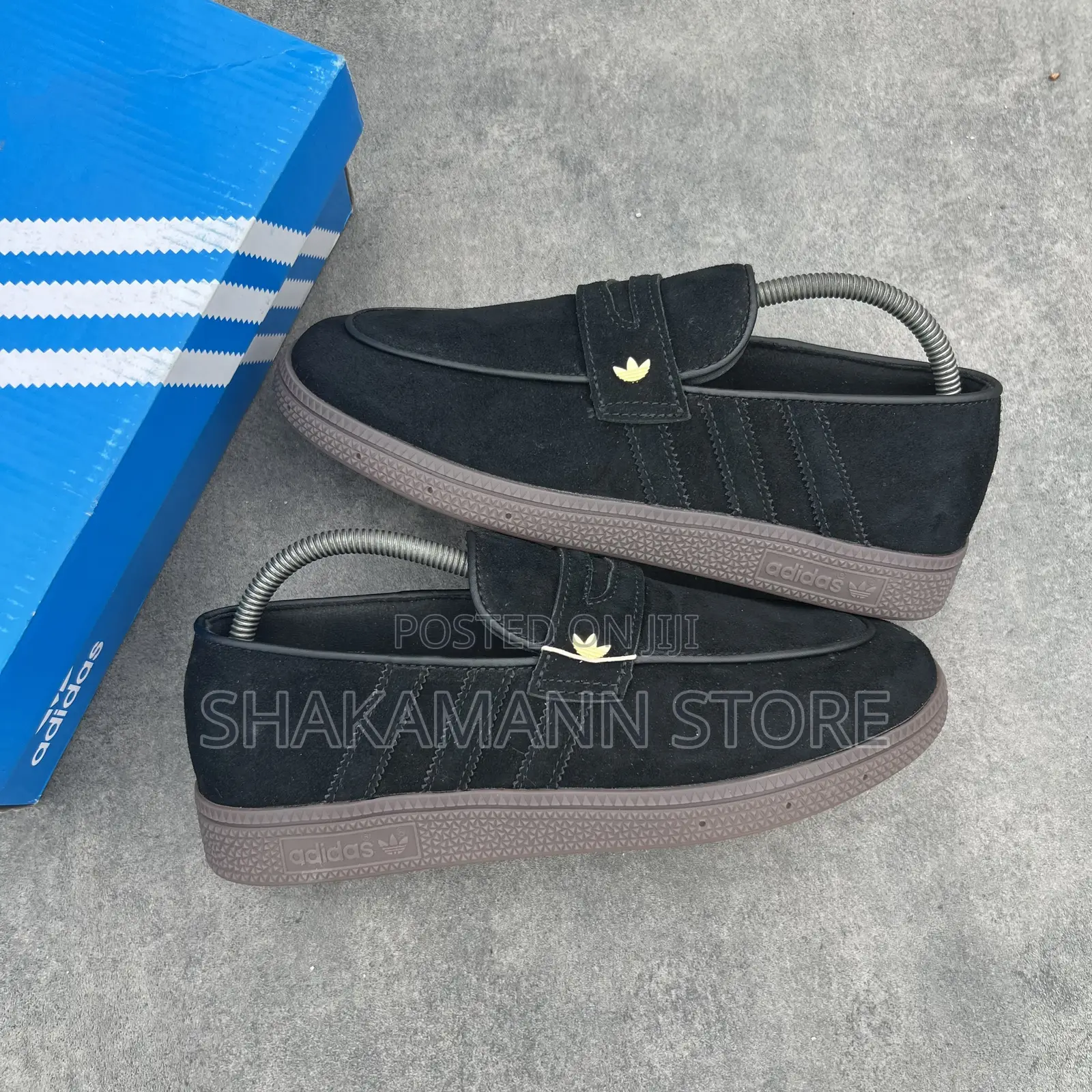 Original Adidas Loafers Triple Black in Store