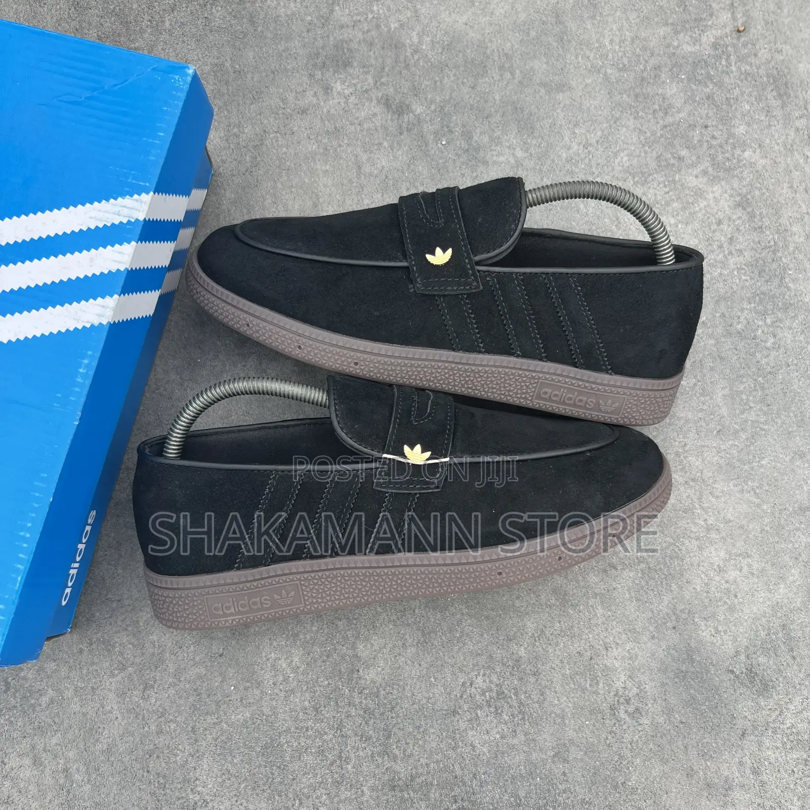 Original Adidas Loafers Triple Black in Store