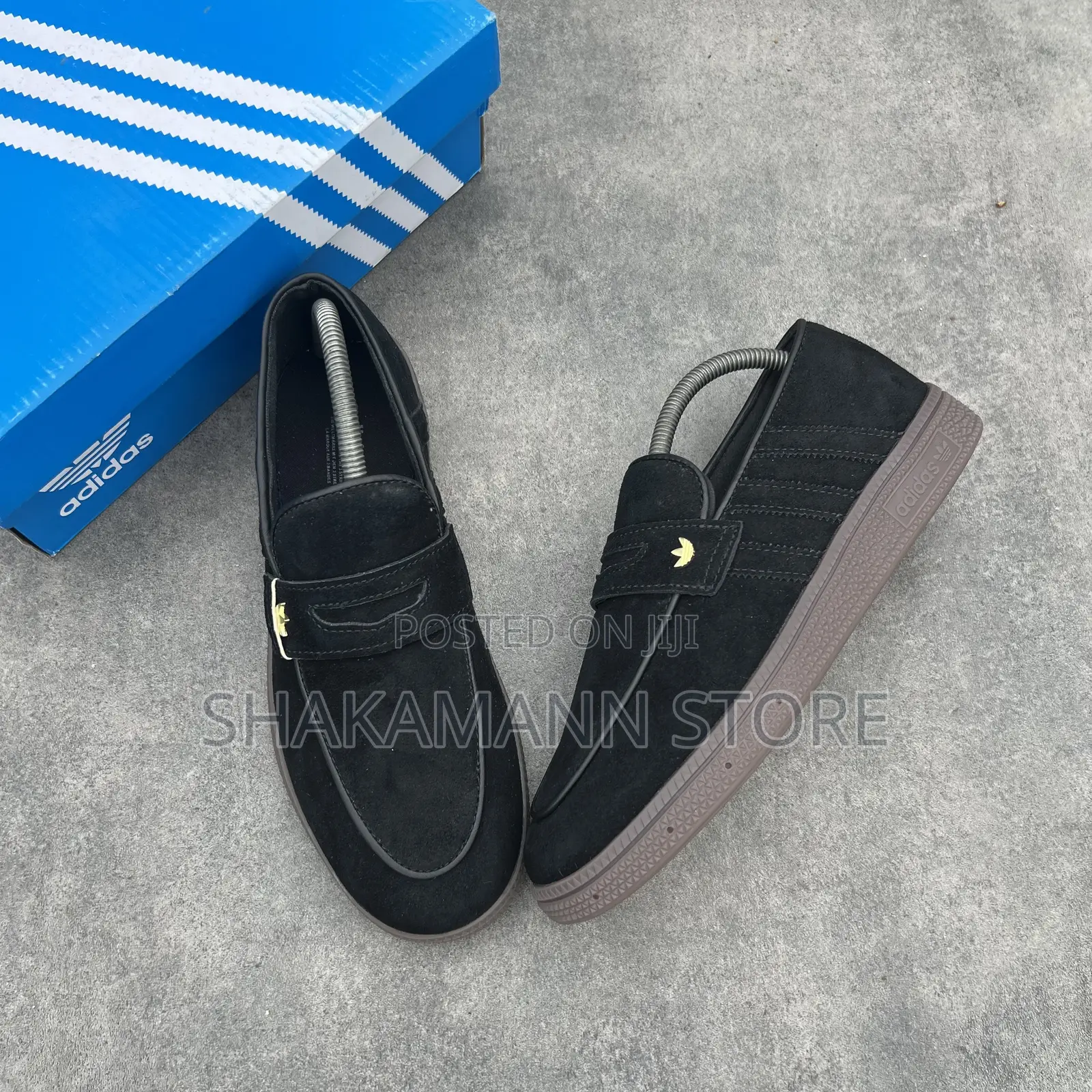 Original Adidas Loafers Triple Black in Store