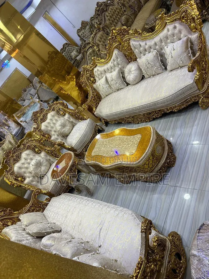Exquisitely Finished 8-Seater Egyptian Royal Sofa