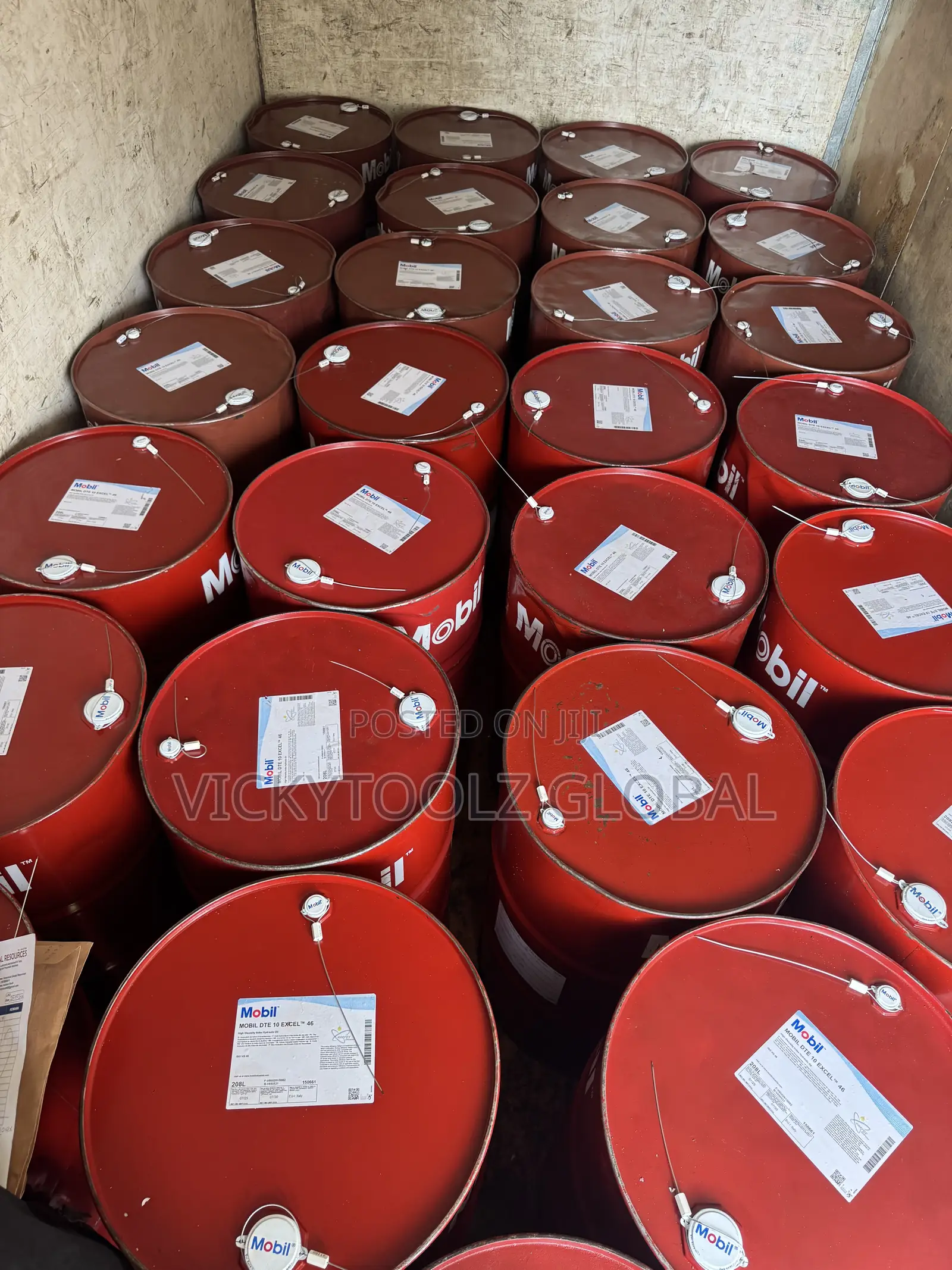 Mobil DTE 10 Excel 46 Hydraulic Oil Drum//208Liters