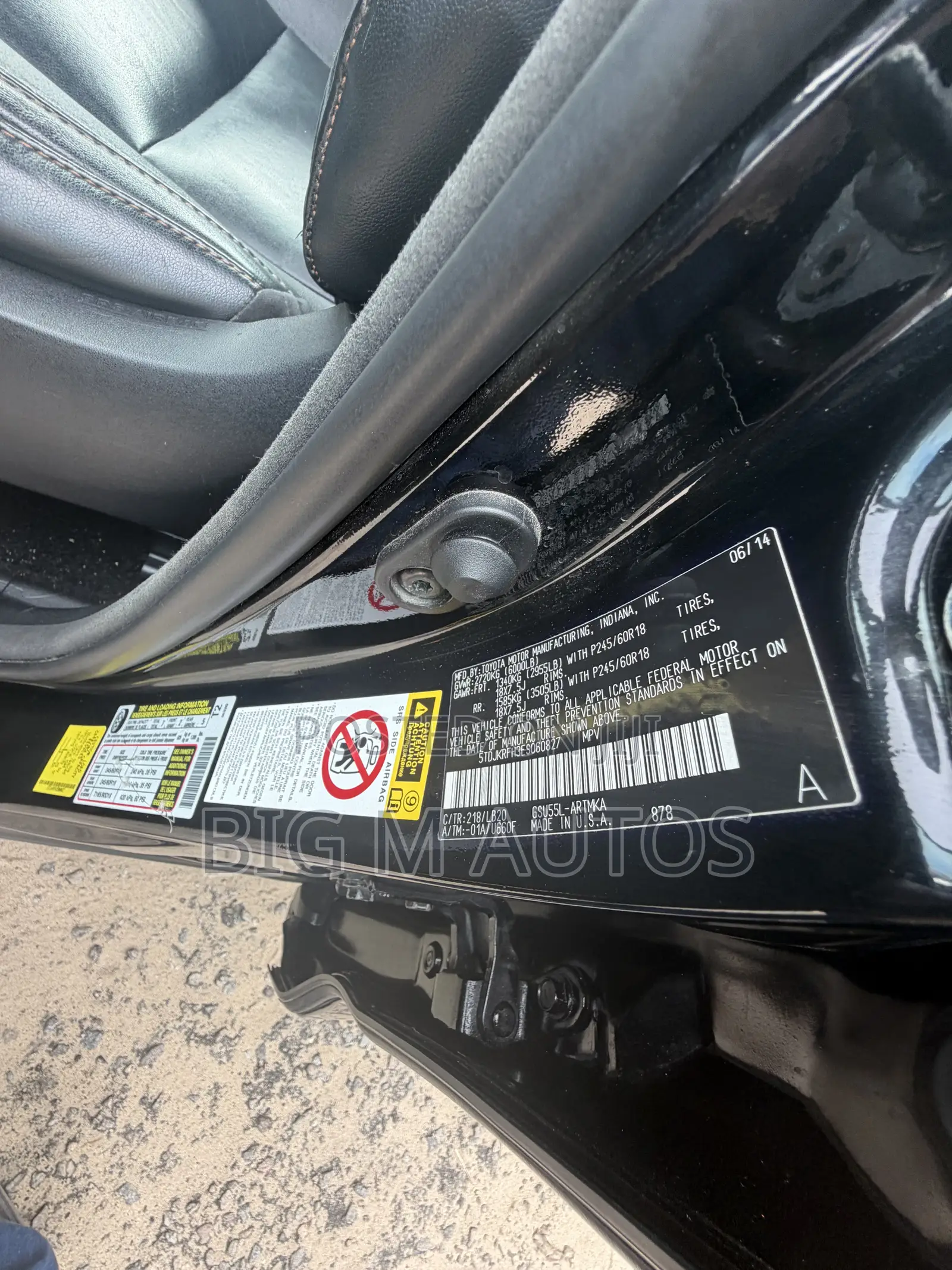 Toyota Highlander 2015 Black