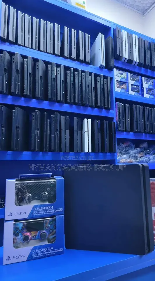 Clean UK Used PS 4 Pro, Slim, Fat With 2 Pads