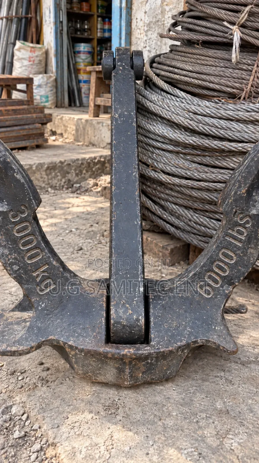 Heavy-Duty Stockless Marine Anchor (All Sizes Available)
