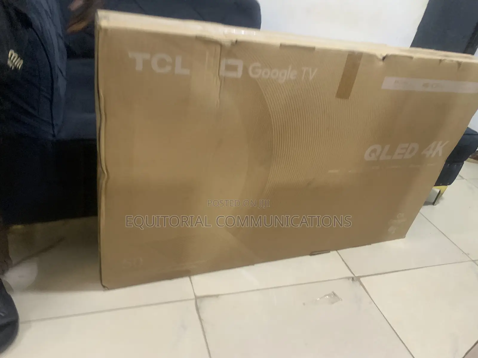 TCL 50-Inch HDR QLED Television With Smart Google TV Feature