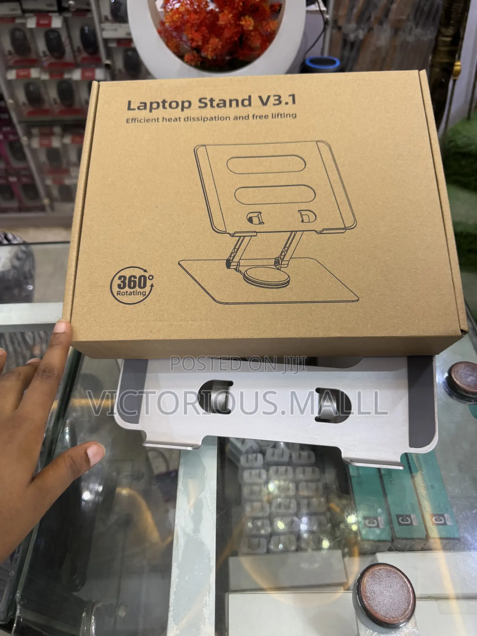 Foldable 360 Rotating Adjustable Laptop Stand