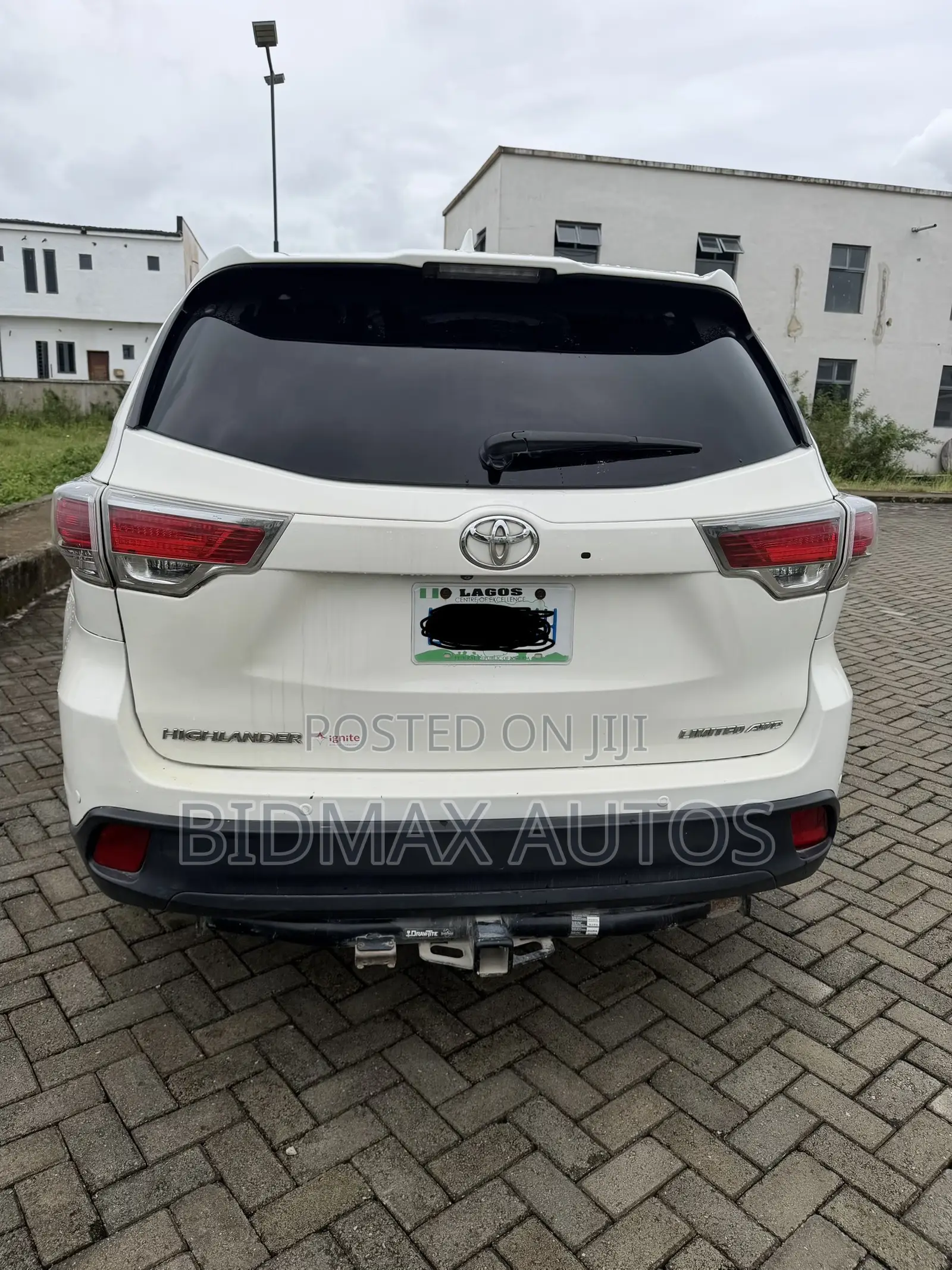 Toyota Highlander Limited V6 4x4 (3.5L 6cyl 6A) 2016 White
