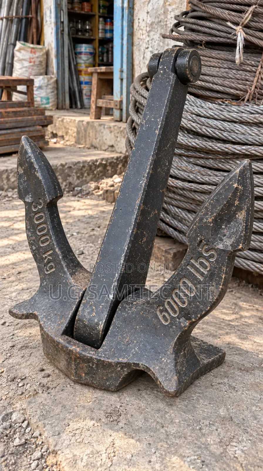 Heavy-Duty Stockless Marine Anchor (All Sizes Available)