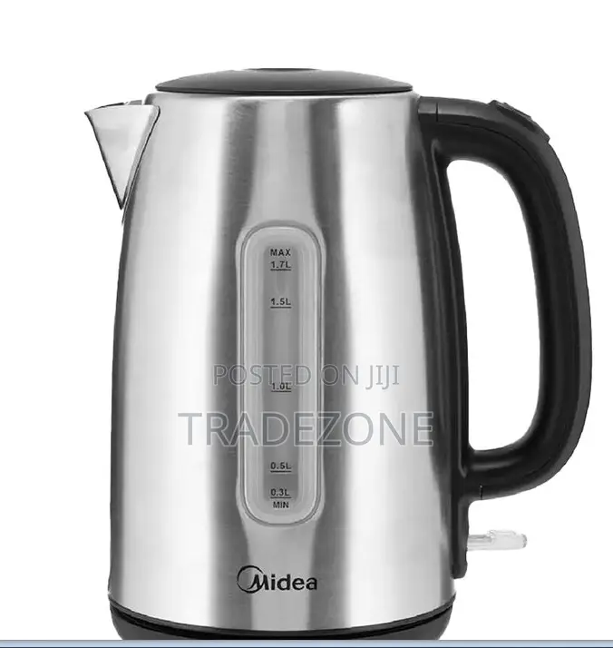 Midea 1.7L Stainless Steel Kettle With Water Window MK-17S40A2